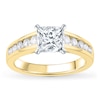 Thumbnail Image 3 of Previously Owned Diamond Engagement Ring Setting 1/2 ct tw Round 14K Yellow Gold