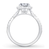 Thumbnail Image 2 of Previously Owned Diamond Engagement Ring Setting 5/8 ct tw Round Platinum