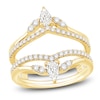 Thumbnail Image 1 of Previously Owned Diamond Enhancer Band 3/4 ct tw Round/Pear 14K Yellow Gold