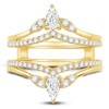 Thumbnail Image 3 of Previously Owned Diamond Enhancer Band 3/4 ct tw Round/Pear 14K Yellow Gold