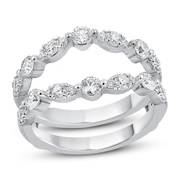 Previously Owned Diamond Insert Ring 1 ct tw Round 14K White Gold