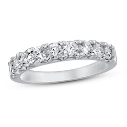 Previously Owned Diamond Anniversary Ring 1 ct tw Round 14K White Gold