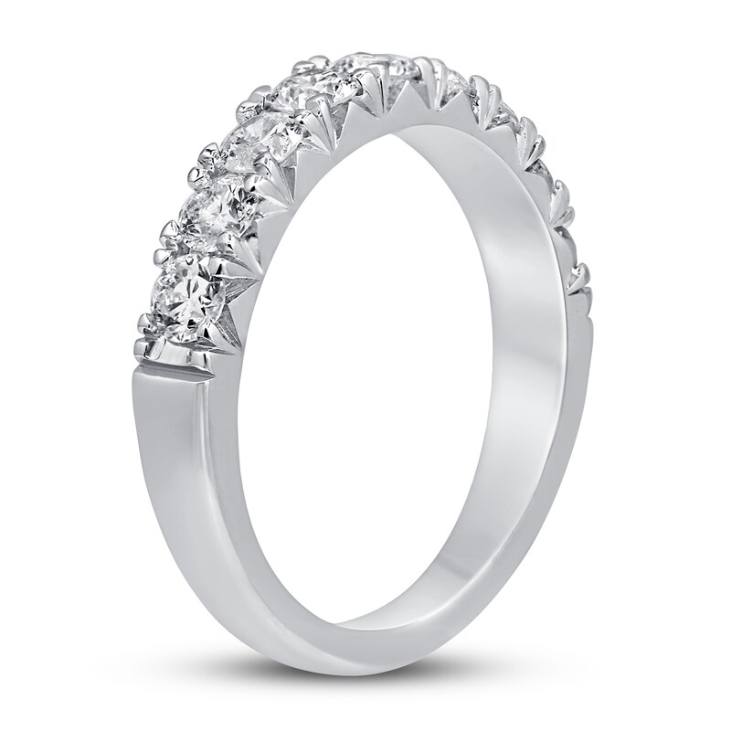 Main Image 2 of Previously Owned Diamond Anniversary Ring 1 ct tw Round 14K White Gold