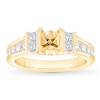 Thumbnail Image 1 of Previously Owned Diamond Engagement Ring Setting 7/8 ct tw Princess 14K Yellow Gold