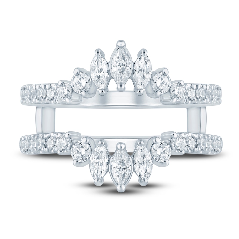 Main Image 3 of Previously Owned Pnina Tornai Diamond Enhancer Band 1 ct tw Marquise/Round 14K White Gold