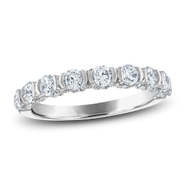 Previously Owned Diamond Anniversary Ring 1 ct tw Round 14K White Gold
