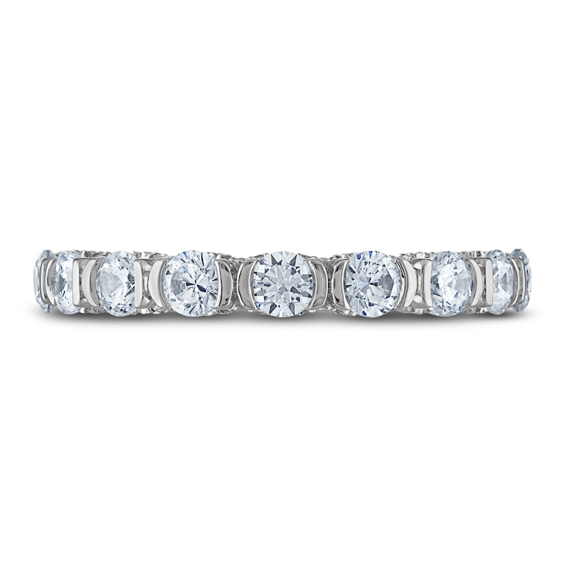 Main Image 3 of Previously Owned Diamond Anniversary Ring 1 ct tw Round 14K White Gold