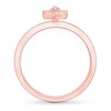 Thumbnail Image 2 of Previously Owned Diamond Promise Ring 1/5 ct tw Marquise/Round 10K Rose Gold