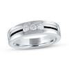 Thumbnail Image 1 of Previously Owned Men's Wedding Band 1/3 ct tw Diamonds 10K White Gold