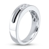 Thumbnail Image 2 of Previously Owned Men's Wedding Band 1/3 ct tw Diamonds 10K White Gold