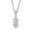 Thumbnail Image 1 of Previously Owned Ever Us Necklace 1 carat tw Diamonds 14K White Gold