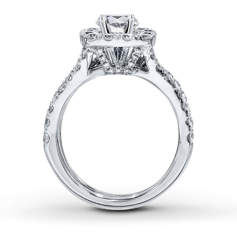 Main Image 2 of Previously Owned Neil Lane Bridal Setting 1-5/8 ct tw Diamonds 14K White Gold