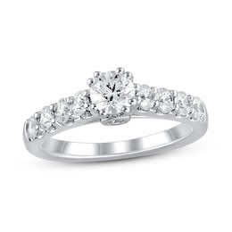 Previously Owned Diamond Engagement Ring 1-1/4 ct tw 18K White Gold