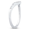 Thumbnail Image 2 of Previously Owned Diamond Chevron Anniversary Ring 1/10 ct tw 14K White Gold