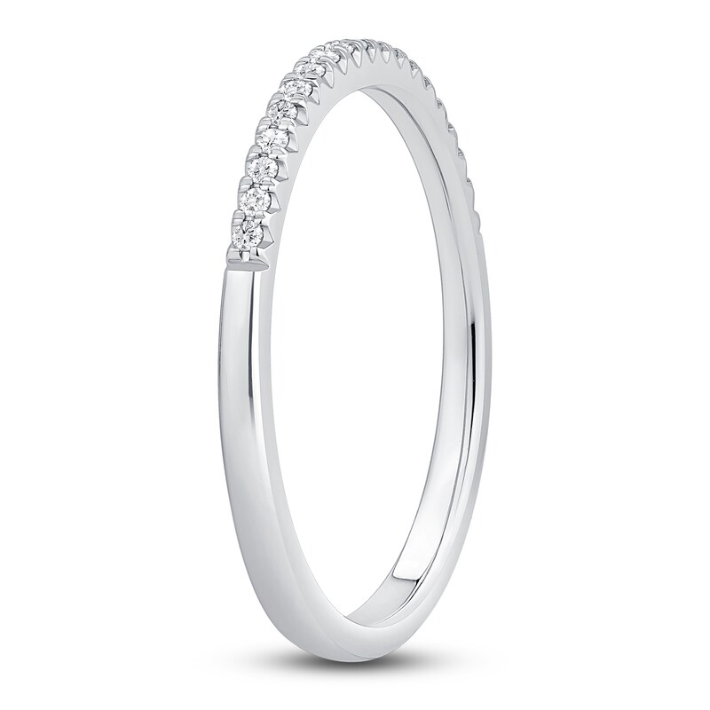 Main Image 2 of Previously Owned Diamond Anniversary Band 1/10 ct tw 14K White Gold