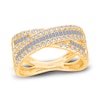 Thumbnail Image 1 of Previously Owned Kallati Diamond Ring 3/4 ct tw Round/Baguette 14K Yellow Gold