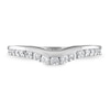 Thumbnail Image 3 of Previously Owned Vera Wang WISH Diamond Wedding Band 1/3 ct tw Round 14K White Gold