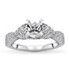 Thumbnail Image 1 of Previously Owned Diamond Engagement Ring Setting 1/2 ct tw Round 14K White Gold