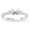 Thumbnail Image 1 of Previously Owned Diamond Engagement Ring Setting 1/3 ct tw Round 14K White Gold