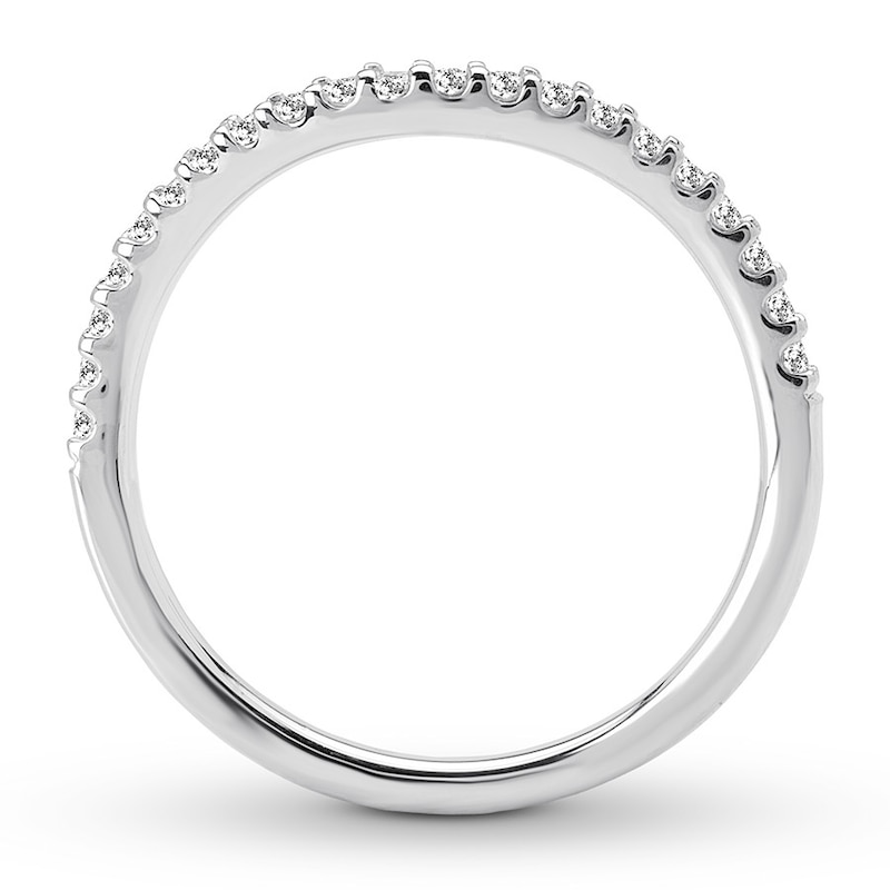 Main Image 2 of Previously Owned Diamond Anniversary Band 1/6 ct tw Round-cut 14K White Gold