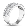 Thumbnail Image 2 of Previously Owned Diamond Anniversary Band 1 5/8 ct tw Round/Baguette 14K White Gold