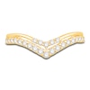 Thumbnail Image 3 of Previously Owned Diamond Contour Anniversary Band 1/3 ct tw Round 14K Yellow Gold