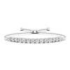 Thumbnail Image 1 of Previously Owned Lab-Grown Diamond Bolo Bracelet 5 ct tw Round 14K White Gold