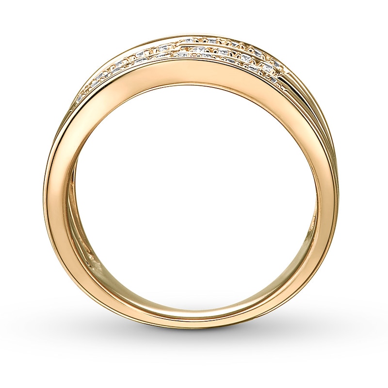 Main Image 2 of Previously Owned Diamond Ring 1/6 ct tw Round-cut 10K Yellow Gold