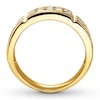 Thumbnail Image 2 of Previously Owned Men's Diamond Band 1-1/2 ct tw Round-cut 14K Yellow Gold