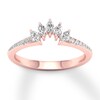 Thumbnail Image 1 of Previously Owned Diamond Contour Ring 1/3 ct tw Marquise/Round 14K Rose Gold