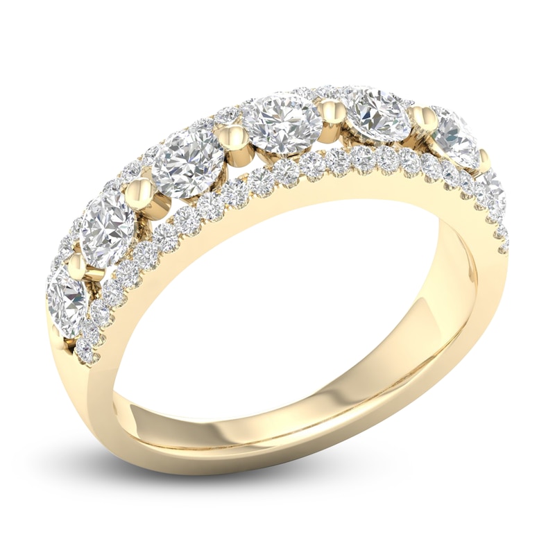 Main Image 2 of Previously Owned Diamond Anniversary Band 7/8 ct tw Round 14K Yellow Gold