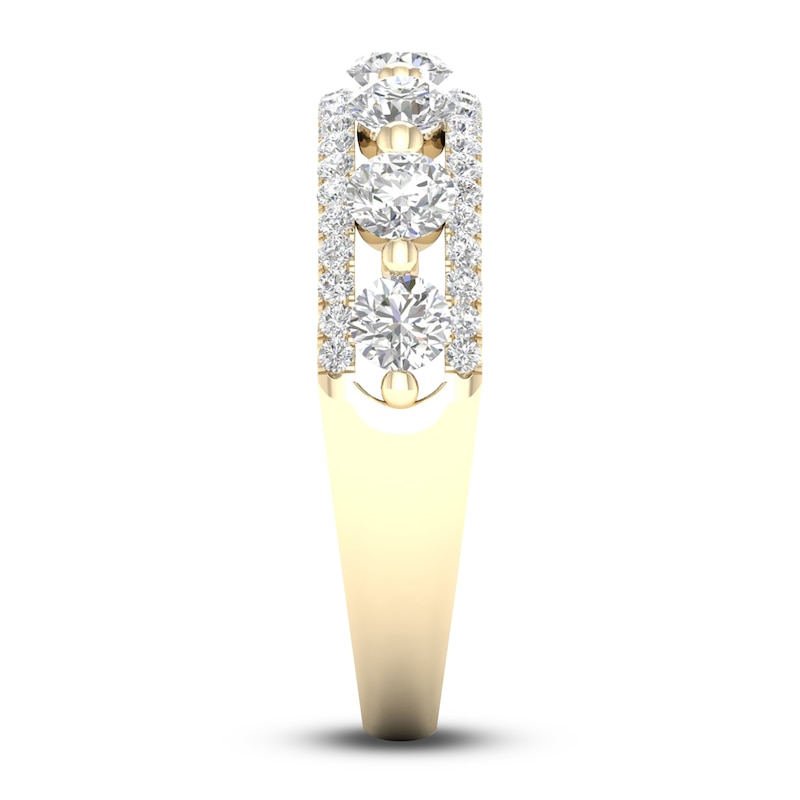Main Image 3 of Previously Owned Diamond Anniversary Band 7/8 ct tw Round 14K Yellow Gold