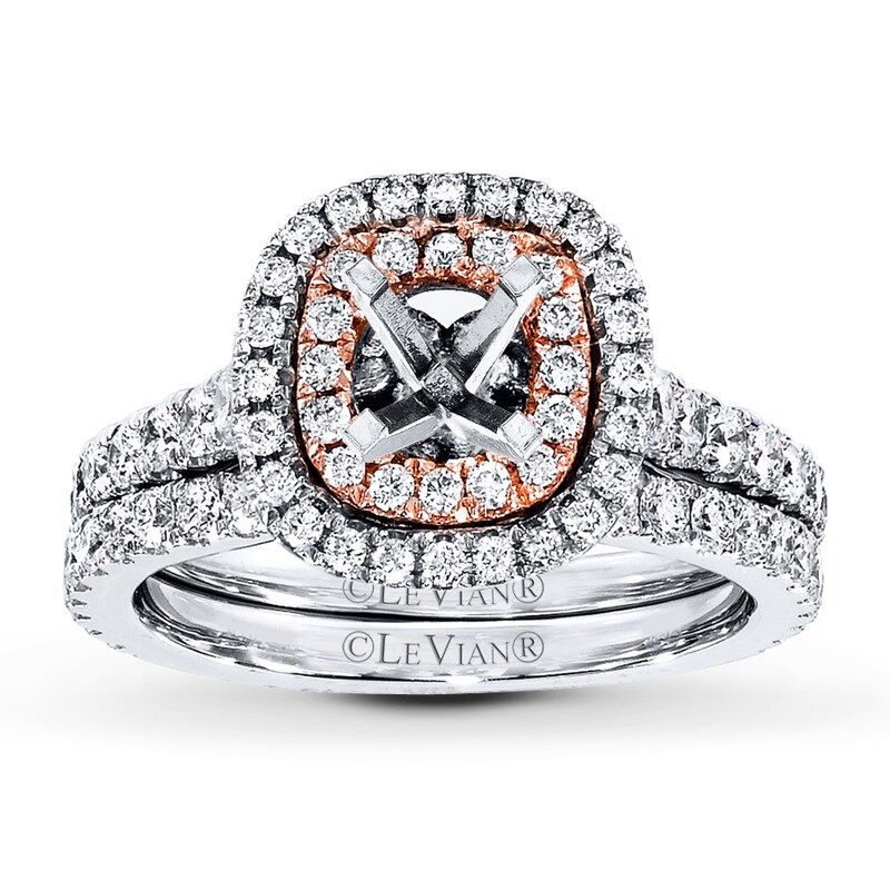 Main Image 1 of Previously Owned Le Vian Bridal Setting 1 ct tw Diamonds 14K Two-Tone Gold