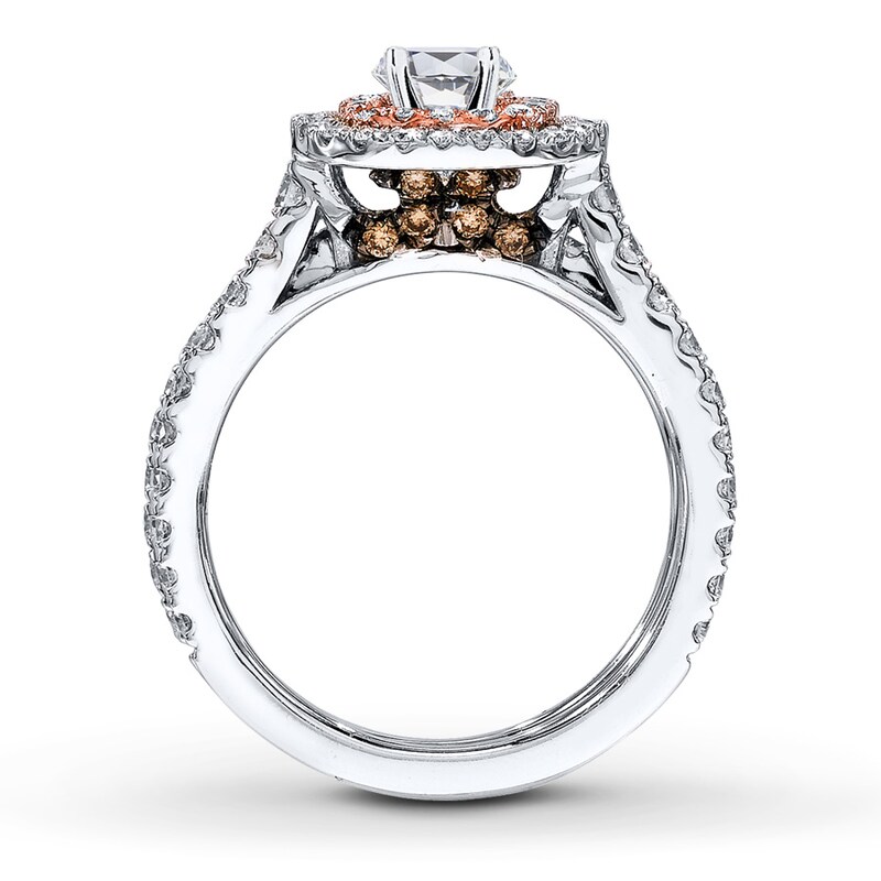 Main Image 2 of Previously Owned Le Vian Bridal Setting 1 ct tw Diamonds 14K Two-Tone Gold
