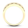 Thumbnail Image 4 of Previously Owned Diamond 4-Row Anniversary Band 1/6 ct tw Round 14K Yellow Gold