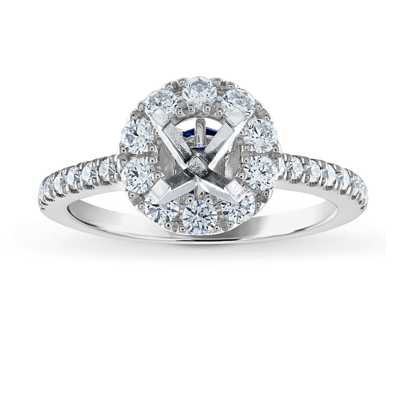 Main Image 1 of Previously Owned Vera Wang WISH Ring Setting 5/8 ct tw Diamonds 14K White Gold