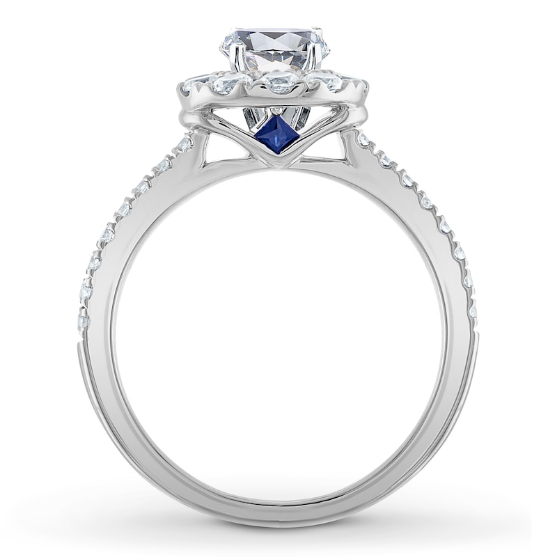 Main Image 2 of Previously Owned Vera Wang WISH Ring Setting 5/8 ct tw Diamonds 14K White Gold