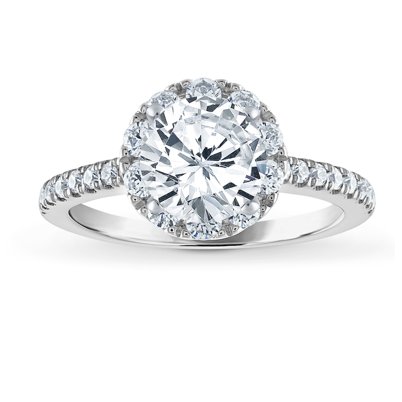 Main Image 3 of Previously Owned Vera Wang WISH Ring Setting 5/8 ct tw Diamonds 14K White Gold