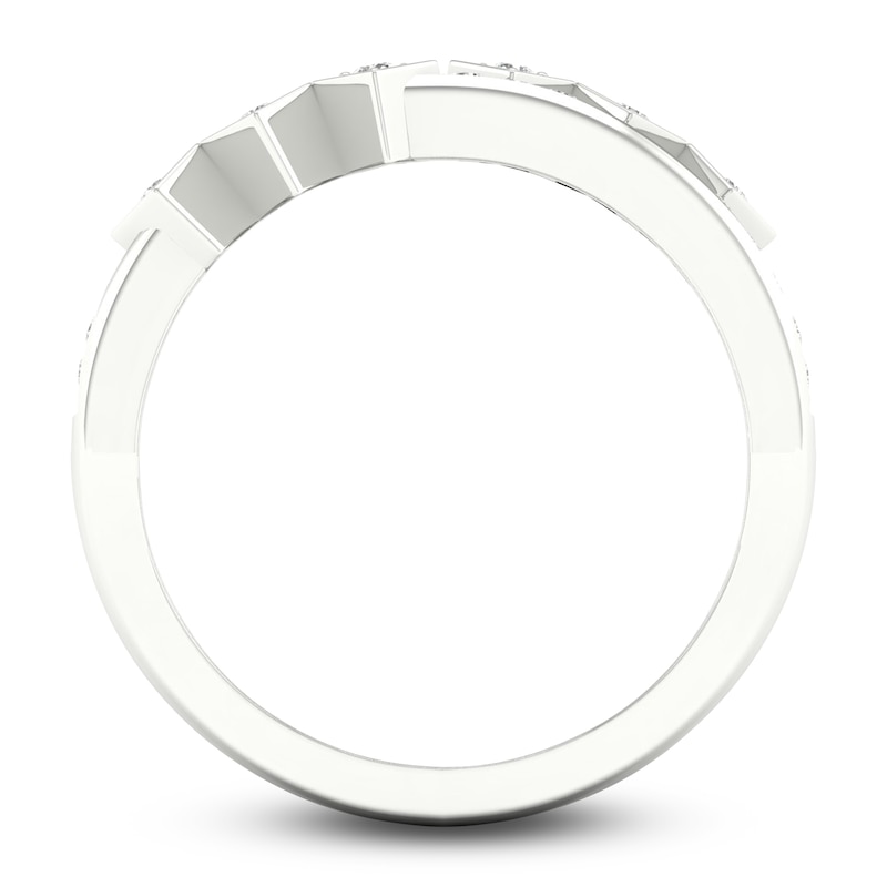 Main Image 4 of Previously Owned Diamond Stackable Ring 1/5 ct tw Round 14K White Gold