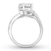 Thumbnail Image 2 of Previously Owned Diamond Engagement Ring 3/4 ct tw Round-cut 14K White Gold