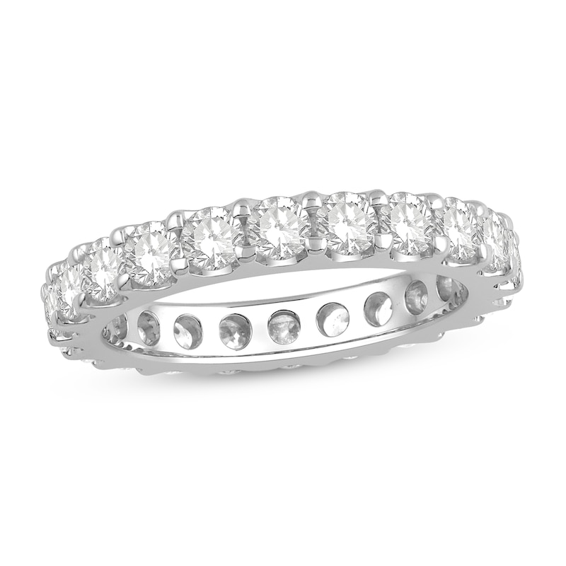 Main Image 1 of Previously Owned Diamond Eternity Band 2 ct tw Round Platinum