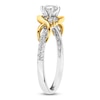 Thumbnail Image 2 of Previously Owned Three-Stone Diamond Engagement Ring 5/8 ct tw Round 14K Two-Tone Gold