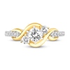 Thumbnail Image 3 of Previously Owned Three-Stone Diamond Engagement Ring 5/8 ct tw Round 14K Two-Tone Gold