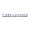 Thumbnail Image 3 of Previously Owned Vera Wang WISH Diamond Wedding Band 1 ct tw Princess 18K White Gold