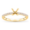 Thumbnail Image 1 of Previously Owned Diamond Engagement Ring Setting 1/6 ct tw Round 14K Yellow Gold