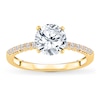 Thumbnail Image 3 of Previously Owned Diamond Engagement Ring Setting 1/6 ct tw Round 14K Yellow Gold