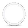 Thumbnail Image 2 of Previously Owned Diamond Eternity Band 1/3 ct tw Round 14K White Gold