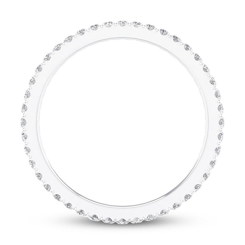 Main Image 2 of Previously Owned Diamond Eternity Band 1/3 ct tw Round 14K White Gold