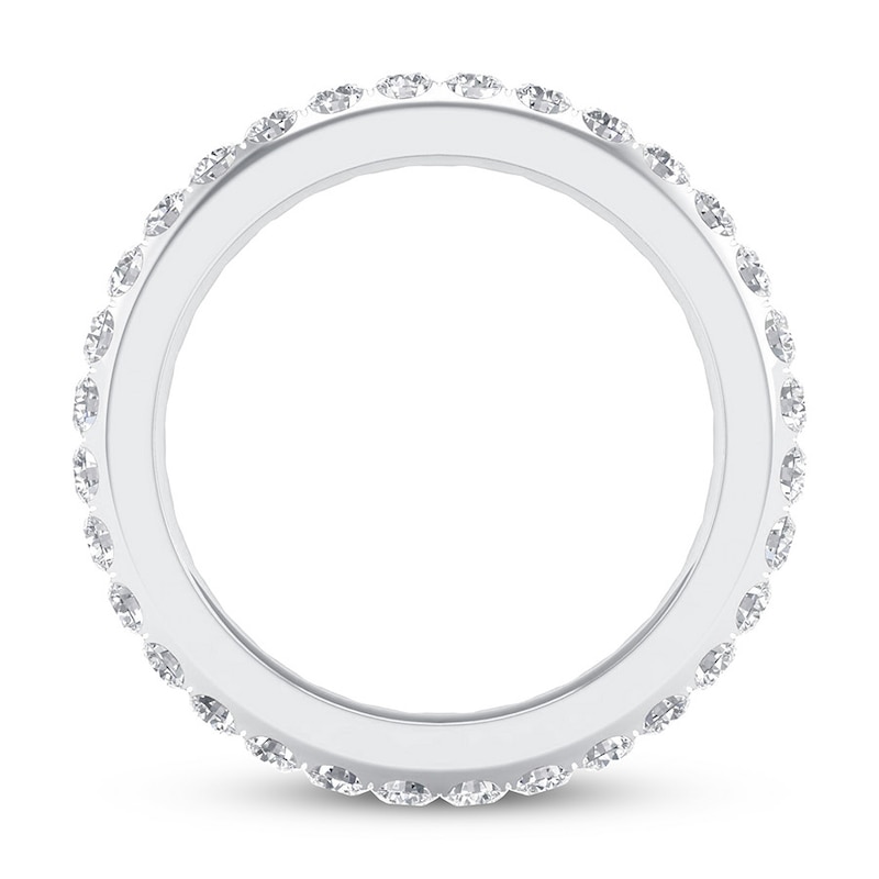 Main Image 2 of Previously Owned Diamond Eternity Band 1 ct tw Round 14K White Gold