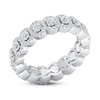 Thumbnail Image 4 of Previously Owned Diamond Eternity Band 1-1/2 ct tw Round 14K White Gold